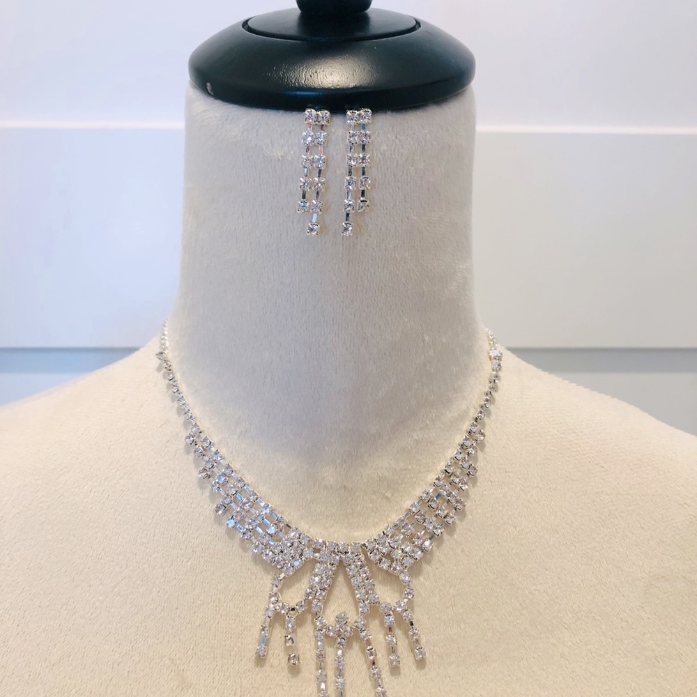 Czech Crystal Bridal Jewelry Set